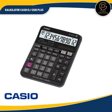 Jual CASIO DJ 120D PLUS KALKULATOR CEK ULANG CHECK CORRECT