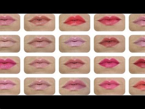 Full Set Of Swatches Revlon Colorburst Lip Butters Youtube