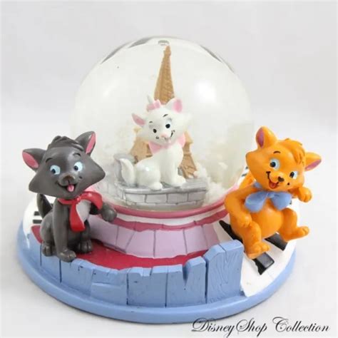 Snow Globe Les Aristochats Disneyland Paris Marie Toulouse Berlioz Tour