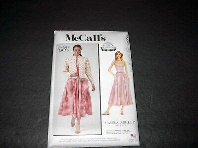 Mccall S Pattern Misses Vintage S Laura Ashley Lined Jacket