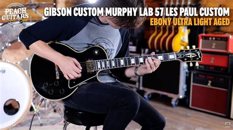 No Talking Just Tones Gibson Custom Murphy Lab 57 Les Paul Custom 2