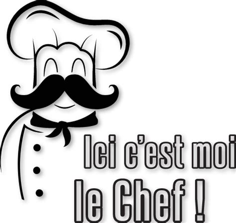 Autocollant Ici C Est Moi Le Chef Sur Mesure Petit Prix