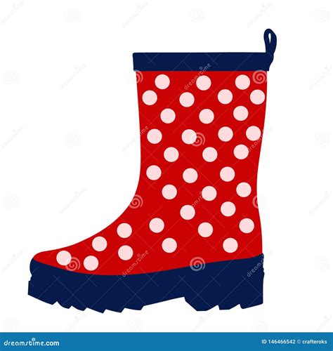 Rain Boots Vector Eps Hand Drawn Vector Eps Logo Icon Crafteroks