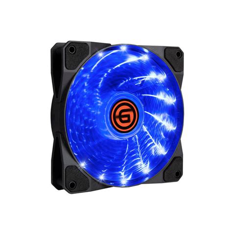 Вентилятор Ginzzu LED 12LB15 (синий) для корпуса ПК, 120 мм - купить ...