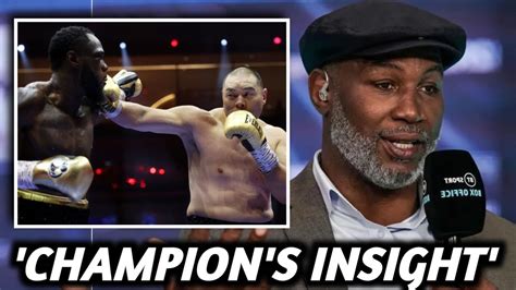 Lennox Lewis REVEALS Reason Why Deontay Wilder Was MEDIOCRE And Lost