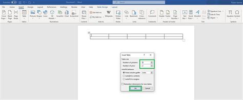 Working With Tables In Ms Word Geeksforgeeks