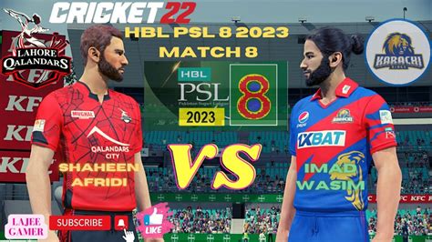 HBL PSL 8 2023 LAHORE QALANDAR VS KARACHI KINGS Match 8 YouTube