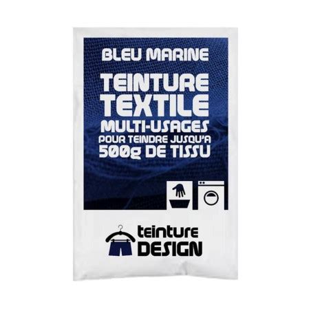 Teinture Textile Bleu Marine Multiusages Teinture V Tement