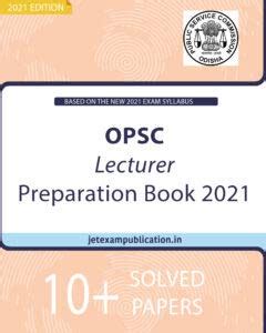 Buy OPSC Lecturer Preparation Book 2021 Book Online At Low Prices In