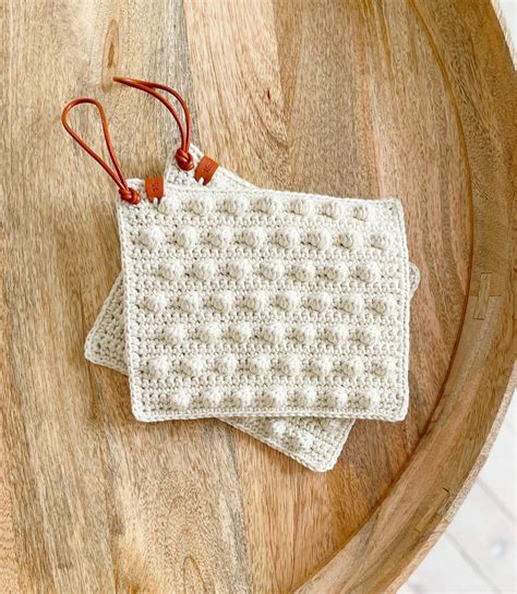 CROCHET PATTERN Potholder Potholders Hot Pad Modern Crochet Extra Thick Potholders Crochet