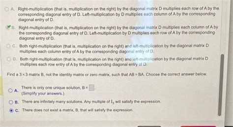 Solved Find a 3x3 matrix, not the identity matrix or the | Chegg.com