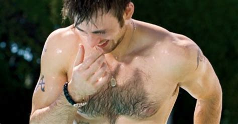 Chris Evans Wet In The Pool Scans Naked Male Celebrities