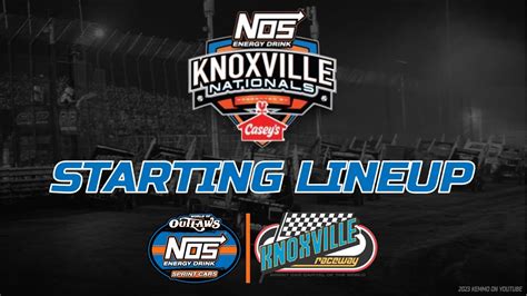 2023 62nd Annual Knoxville Nationals Starting Lineup Youtube