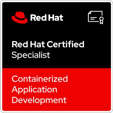 Red Hat Certified Specialist In Containerized Application Development