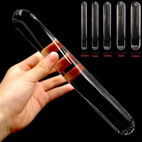 Consolador De Cristal Transparente Para Adultos Tap N Anal Estimulaci N Del Punto G Masturbaci N