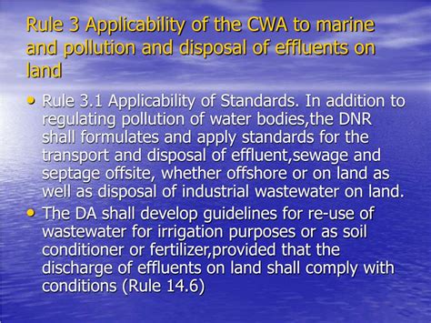 PPT Clean Water Act RA 9275 And Its Implementing Rules And