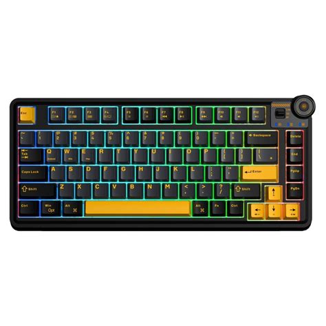 Aula AU Modlu RGB Hot Swap Mekanik TKL Seiya Switch Kablosuz Makrolu Klavye Siyah