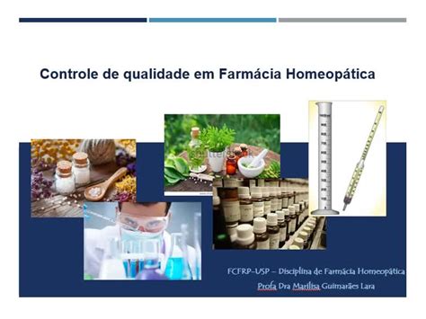 E Aulas Da Usp Controle De Qualidade Em Farmácia Homeopática