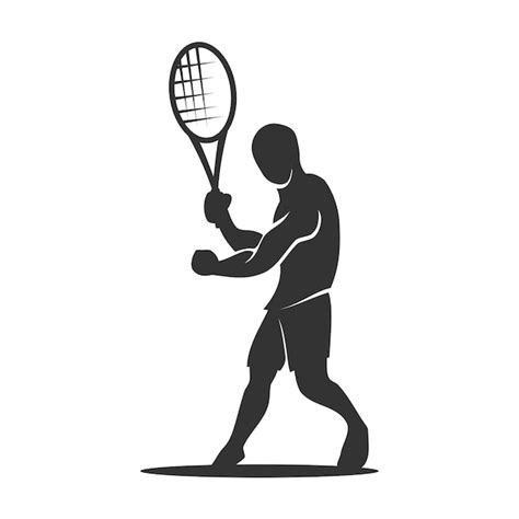 Premium Vector Tennis Sport Silhouette Logo Icon Illustration Brand