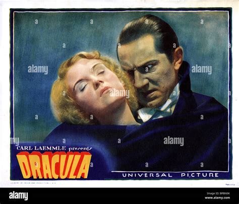 Helen Chandler Bela Lugosi Poster Dracula 1931 Stock Photo Alamy