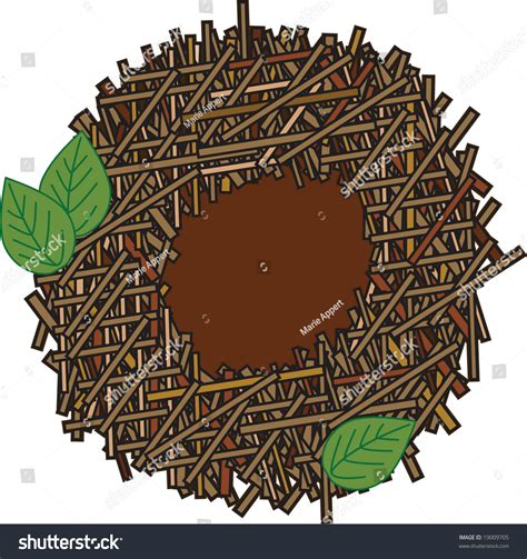 Empty Nest Stock Vector (Royalty Free) 19009705 | Shutterstock