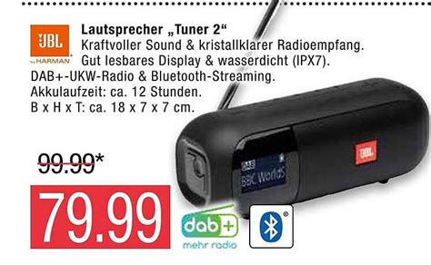 Jbl Lautsprecher Tuner 2 Angebot Bei Marktkauf