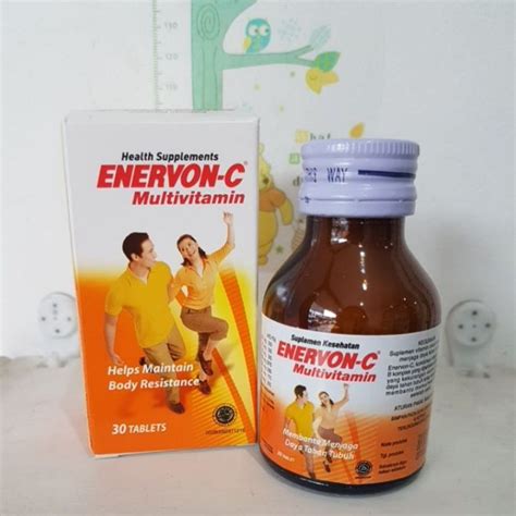 Jual ENERVON C BOTOL Isi 30 Tablet Enervon C Multivitamin Shopee