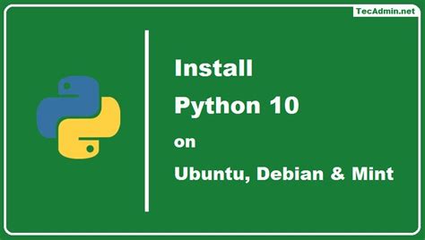 How To Install Python On Ubuntu Debian Mint