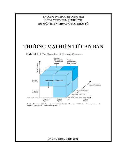 Thương mại điện tử căn bản BỘ GIÁO DỤC VÀ ĐÀO TẠO TRƯỜNG ĐẠI HỌC