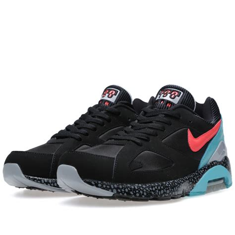 Nike Air Max 180 Black & Laser Crimson | END.