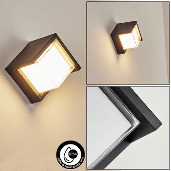 Vurey Aplique Para Exterior LED Negro H3650721 Tulampara Es