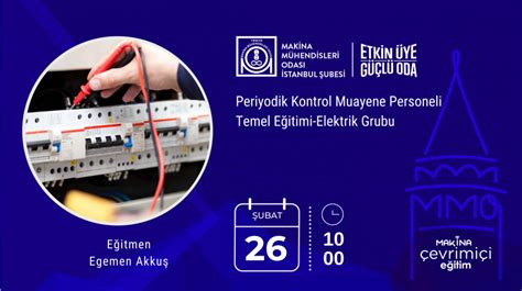 Makina Portal Periyodik Kontrol Muayene Personeli Temel Eğitimi