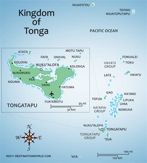 Tonga Kapital Karte