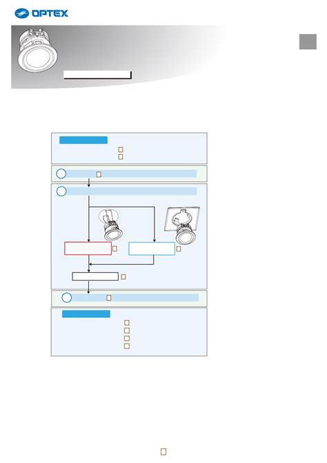 Mode d emploi Optex AP 360B Français 11 des pages