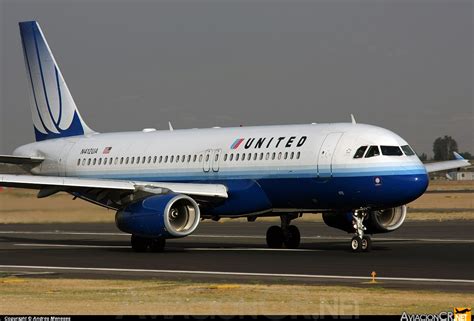 N412UA United Airlines Airbus A320 232 AviacionCR Net