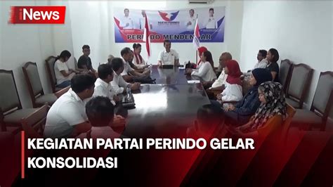 Kegiatan Partai Perindo Gelar Konsolidasi Dengan Pengurus DPD Partai