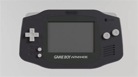 ArtStation - Nintendo Game Boy Advance Black (2001) | Game Assets