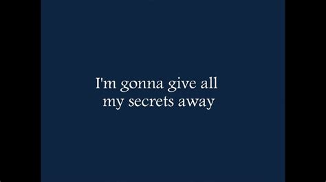 Onerepublic Secrets Wlyrics Hq Youtube