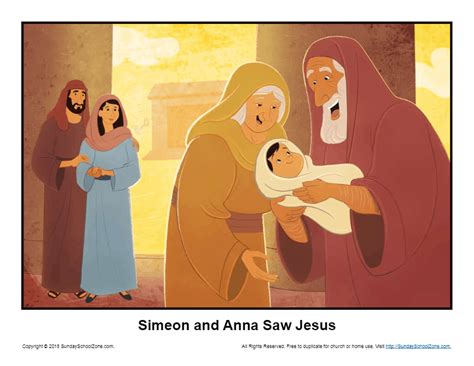 Simeon and Anna Saw Jesus Archives - Children's Bible Activities ...