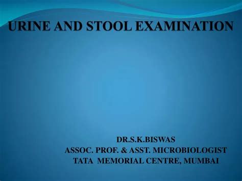 Ppt Urine And Stool Examination Powerpoint Presentation Free Download Id1001082