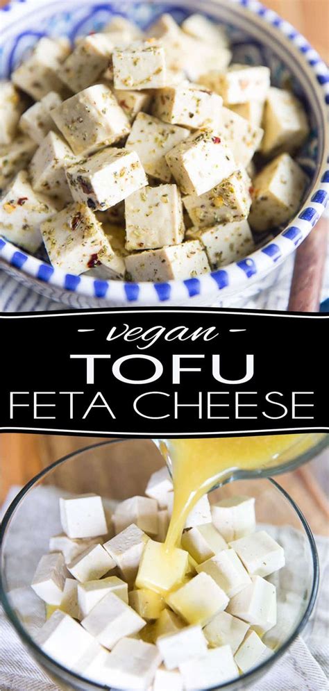 Easy Vegan Tofu Feta Cheese Recipe Tofu Feta Feta Cheese Tofu