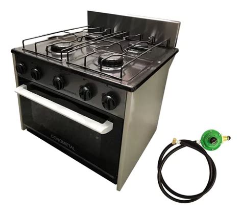 Anafe Cocina Cuatro Hornallas Horno Gas Envasado Regulador Cuotas