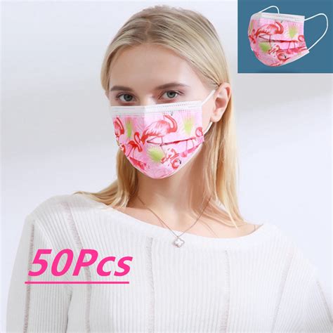 50 Stk Rosa Flamingo 3 Lagige Einwegmasken Kaufland De