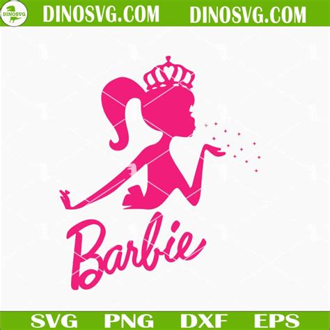 Barbie Princess SVG, Barbie Pink Doll SVG Files For Cricut - DinoSvg