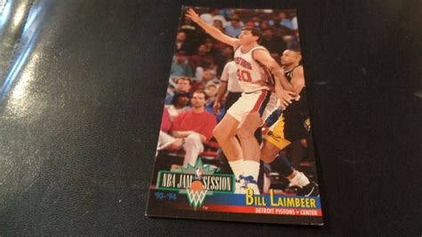 Fleer Nba Jam Session Bill Laimbeer For Sale Online Ebay