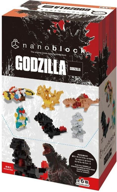 Kawada Nano Block Mini Godzilla Box Complete Pieces Nbmc S Japan Ebay