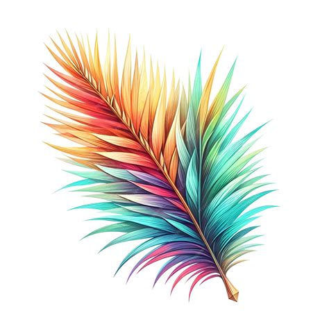 Premium Photo | A drawing of a peacock feather with a white background