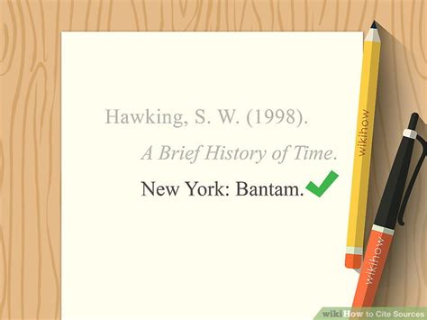 4 Ways to Cite Sources - wikiHow