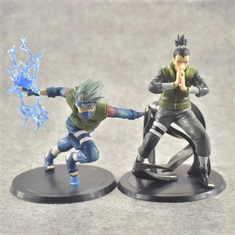 16cm Anime Naruto Doll Hatake Kakashi Nara Shikamaru Ver15 Japanese