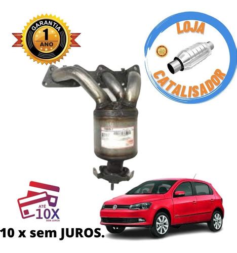 Catalisador Gol Voyage Saveiro Fox G5 G6 1 0 1 6 Volkswagen